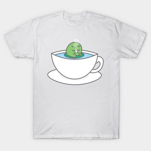 Frog tea T-Shirt by IcyBubblegum